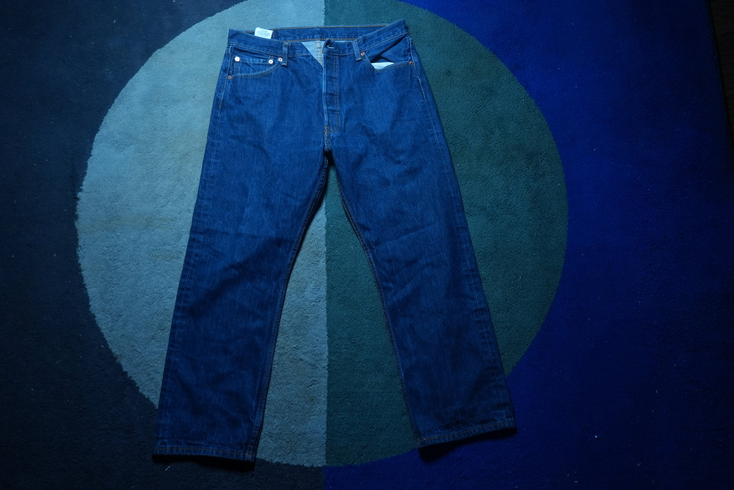 Levi Strauss Dark Blue Denim Jeans 36x31