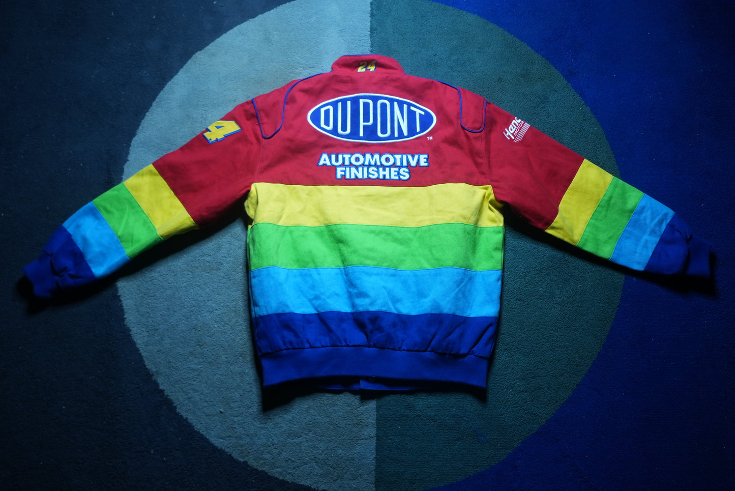 Multicolor NASCAR Racing Jacket M