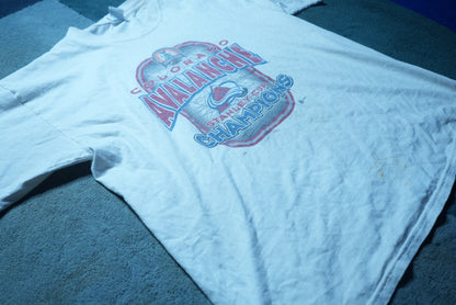 Colorado AVANLANCHE Stanly Cup Champion Tee L