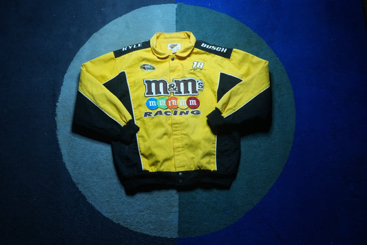 M&M Kyle Busch Nascar Jacket L