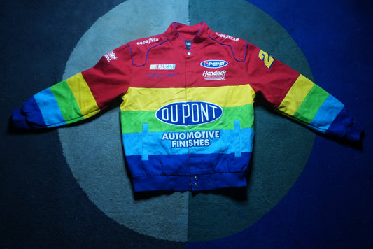 Multicolor NASCAR Racing Jacket M